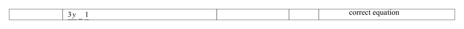 Mark scheme for Q3 (part 1 of 6)