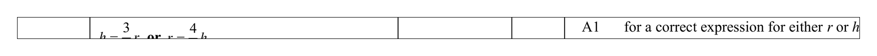 Mark scheme for Q3 (part 2 of 6)