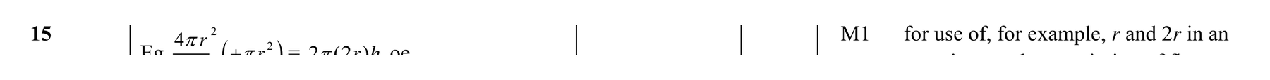 Mark scheme for Q4 (part 6 of 8)