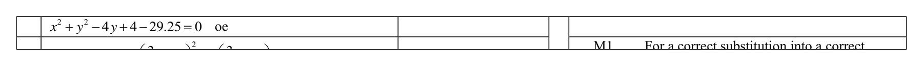 Mark scheme for Q4 (part 11 of 12)