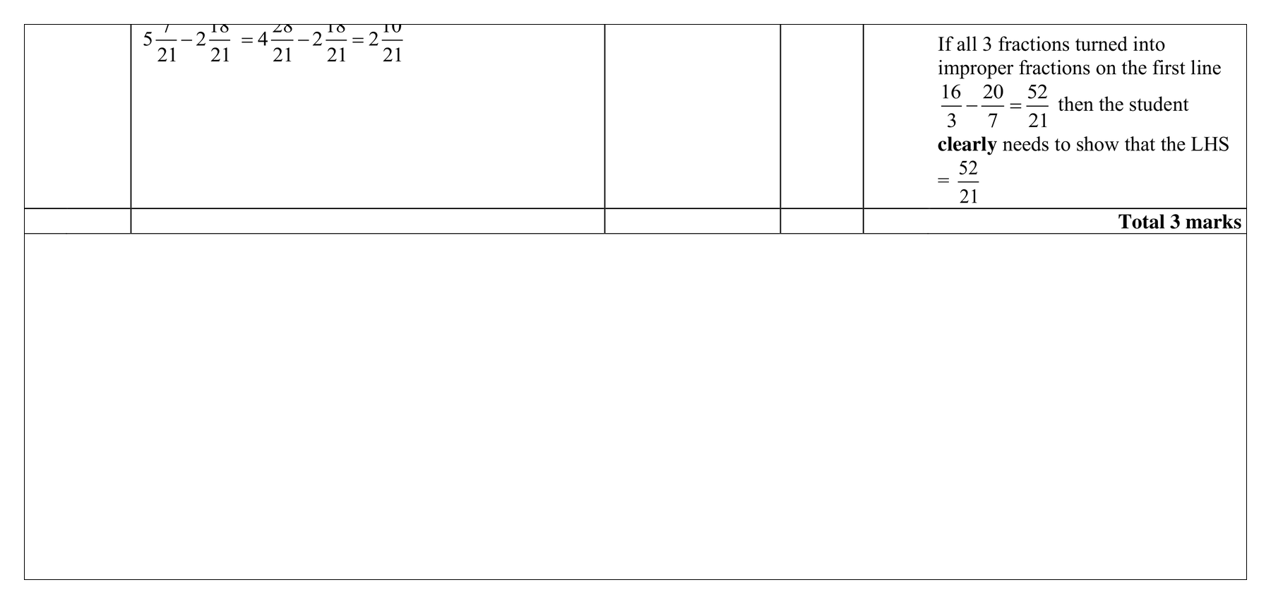 Mark scheme for Q5 (part 2 of 8)
