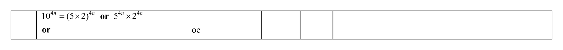 Mark scheme for Q10 (part 9 of 9)