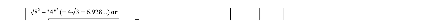 Mark scheme for Q8 (part 4 of 6)