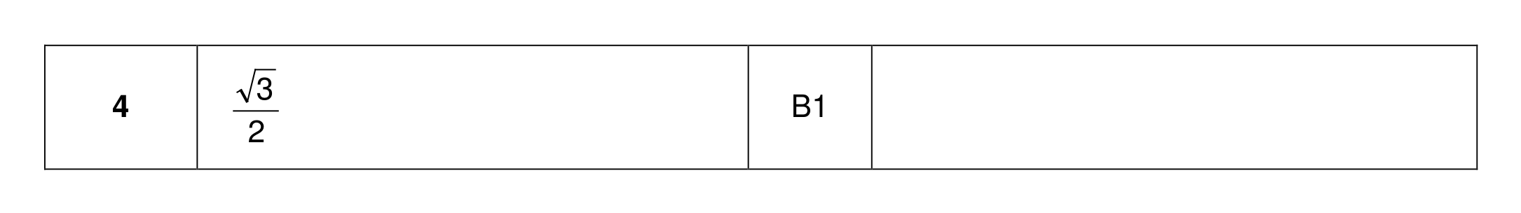 Mark scheme for Q4