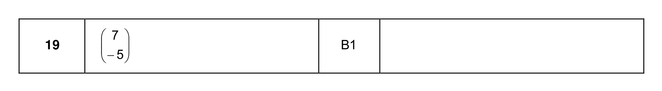 Mark scheme for Q19