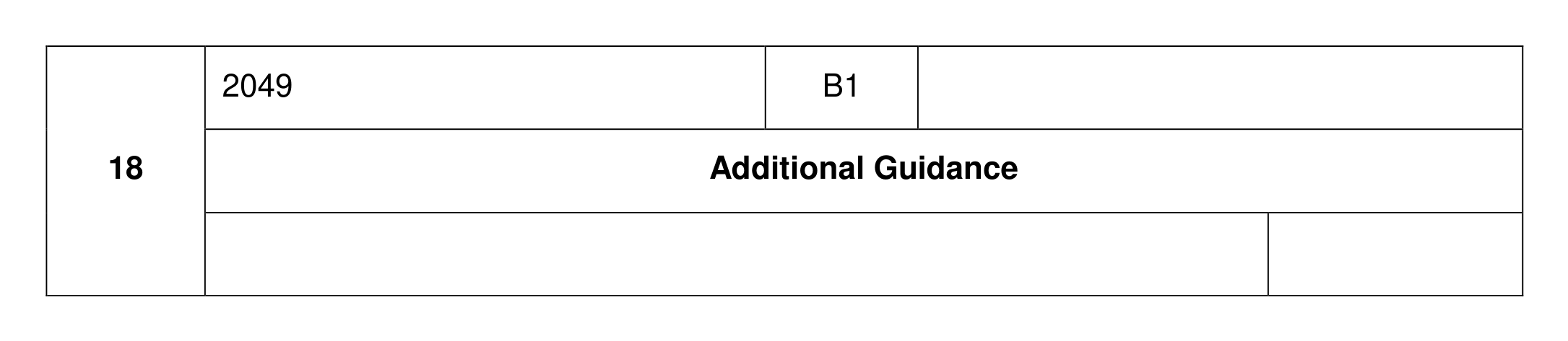 Mark scheme for Q18