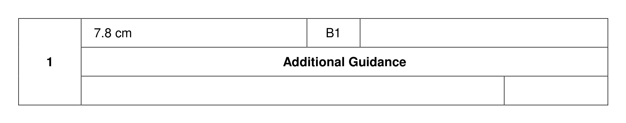 Mark scheme for Q1