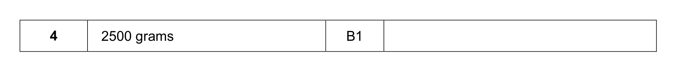 Mark scheme for Q4