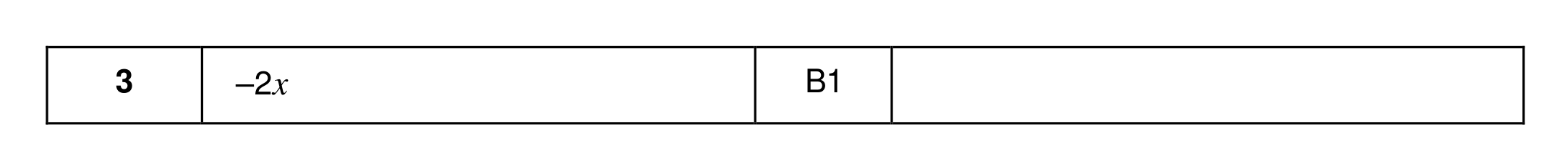 Mark scheme for Q3