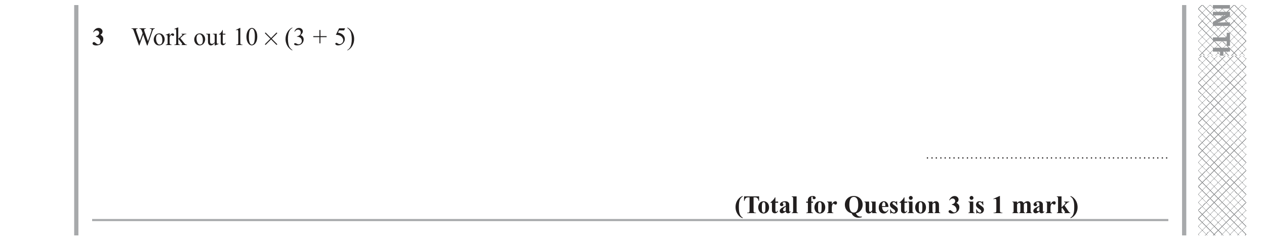 Question 3 — Numbers — Edexcel GCSE June 2019