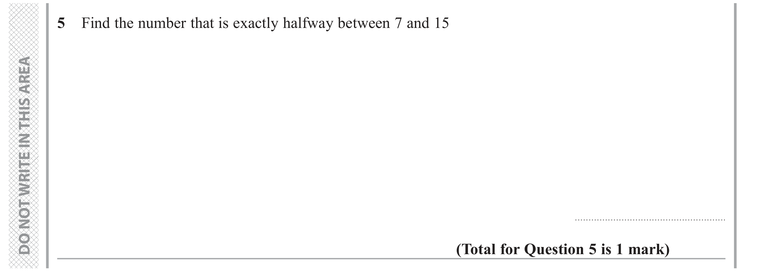 Question 5 — Numbers — Edexcel GCSE June 2019