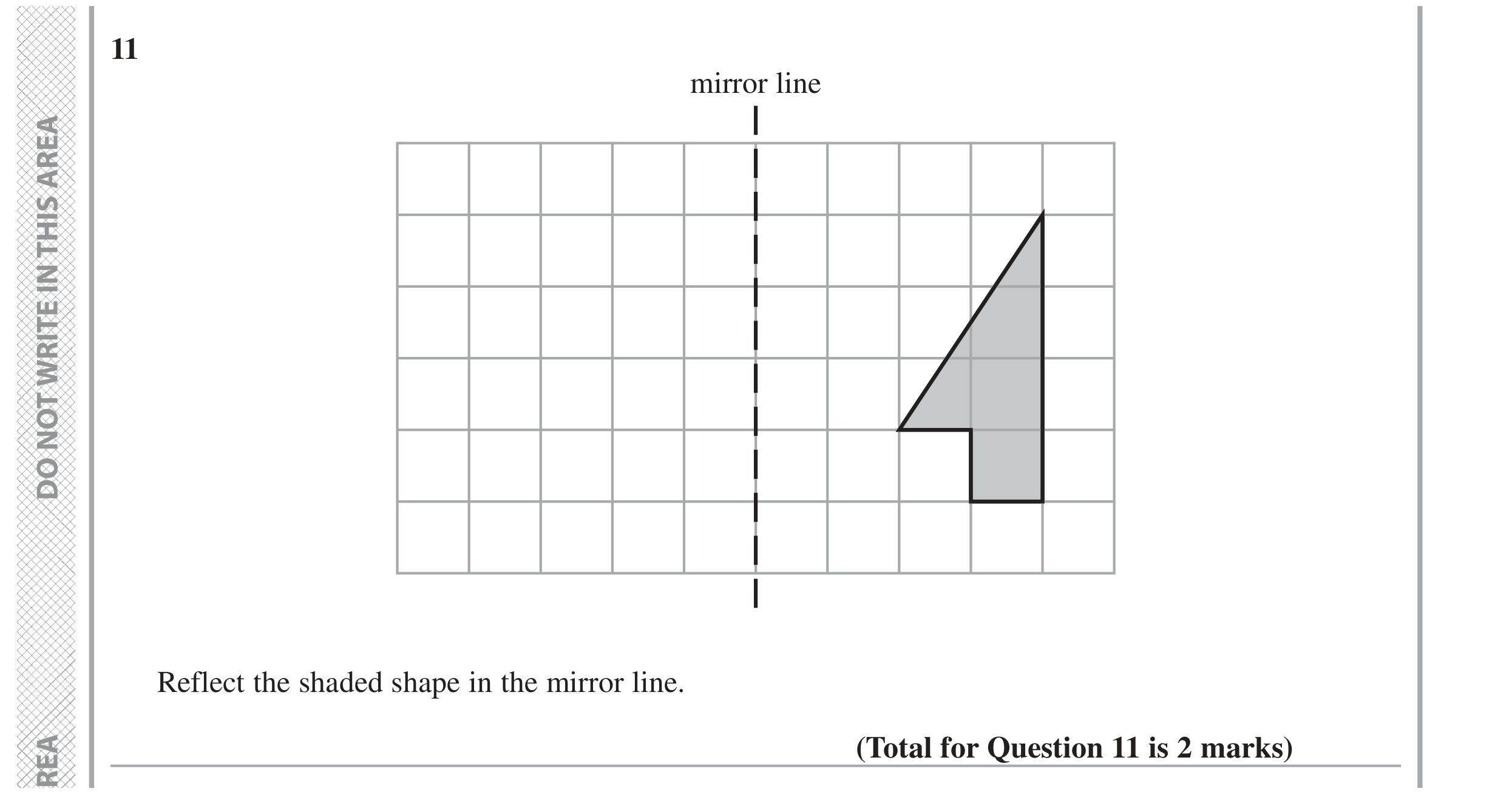 Question 11 — Rotations/Reflections/Translations/Enlargements — Edexcel GCSE November 2020