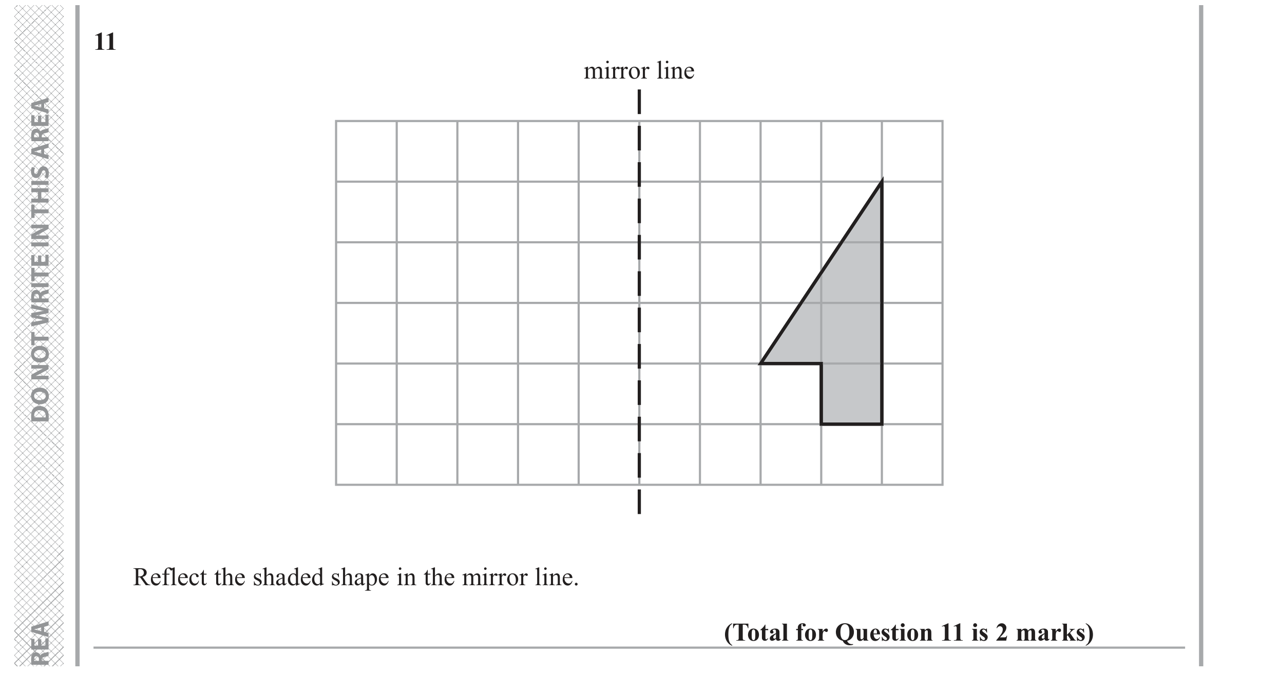 Question 11 — Rotations/Reflections/Translations/Enlargements — Edexcel GCSE November 2020 (2)