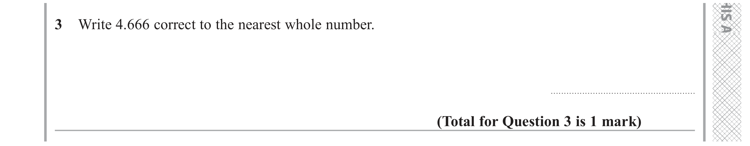Question 3 — Rounding — Edexcel GCSE November 2020 (2)