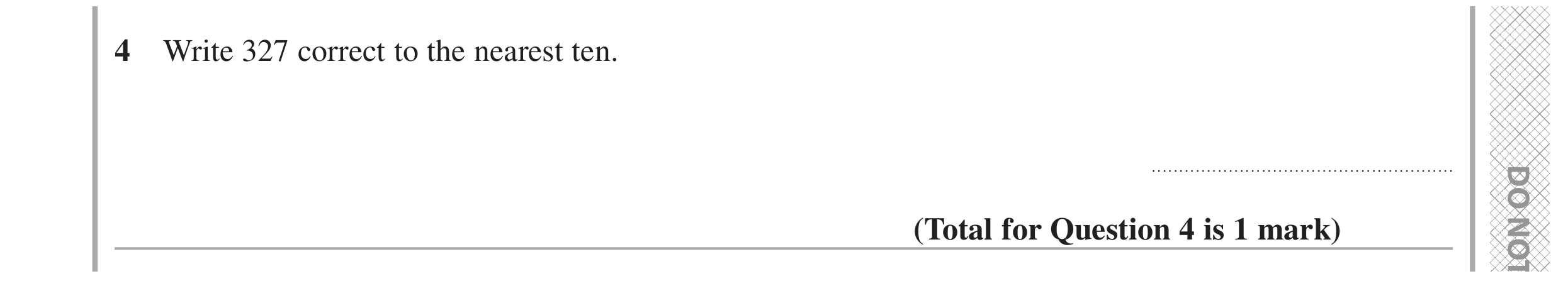 Question 4 — Rounding — Edexcel GCSE November 2021
