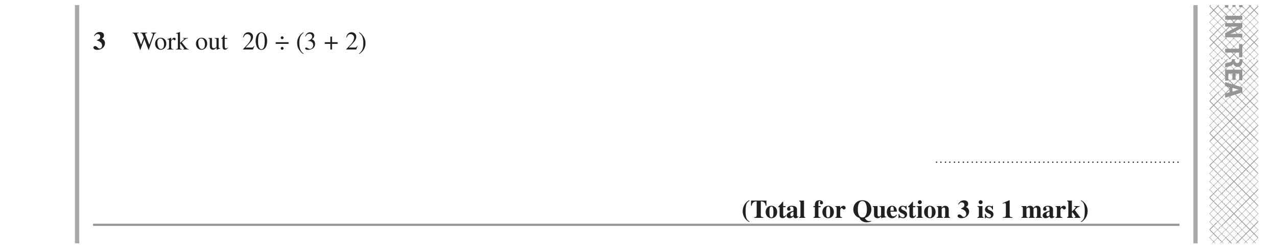 Question 3 — Numbers — Edexcel GCSE November 2022