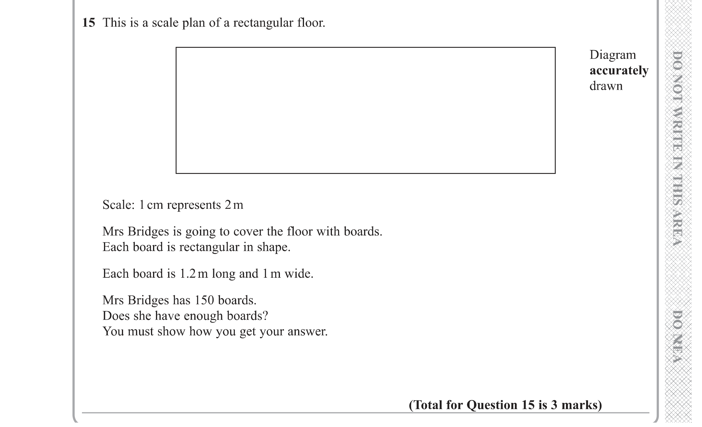 Question 15 — Maps, Stray — Edexcel GCSE Specimen Set 1