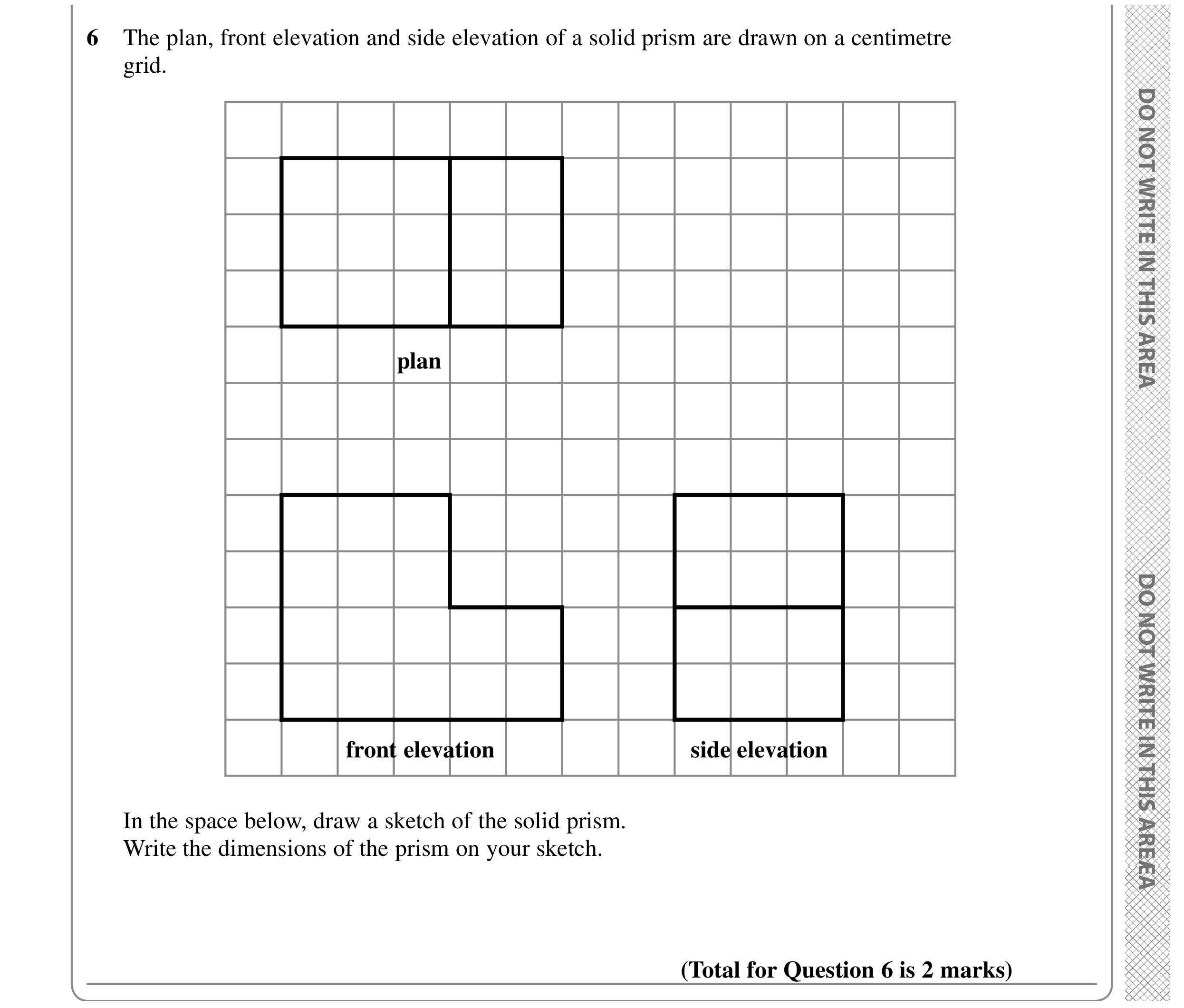 Question 6 — Stray — Edexcel GCSE SAM 2015