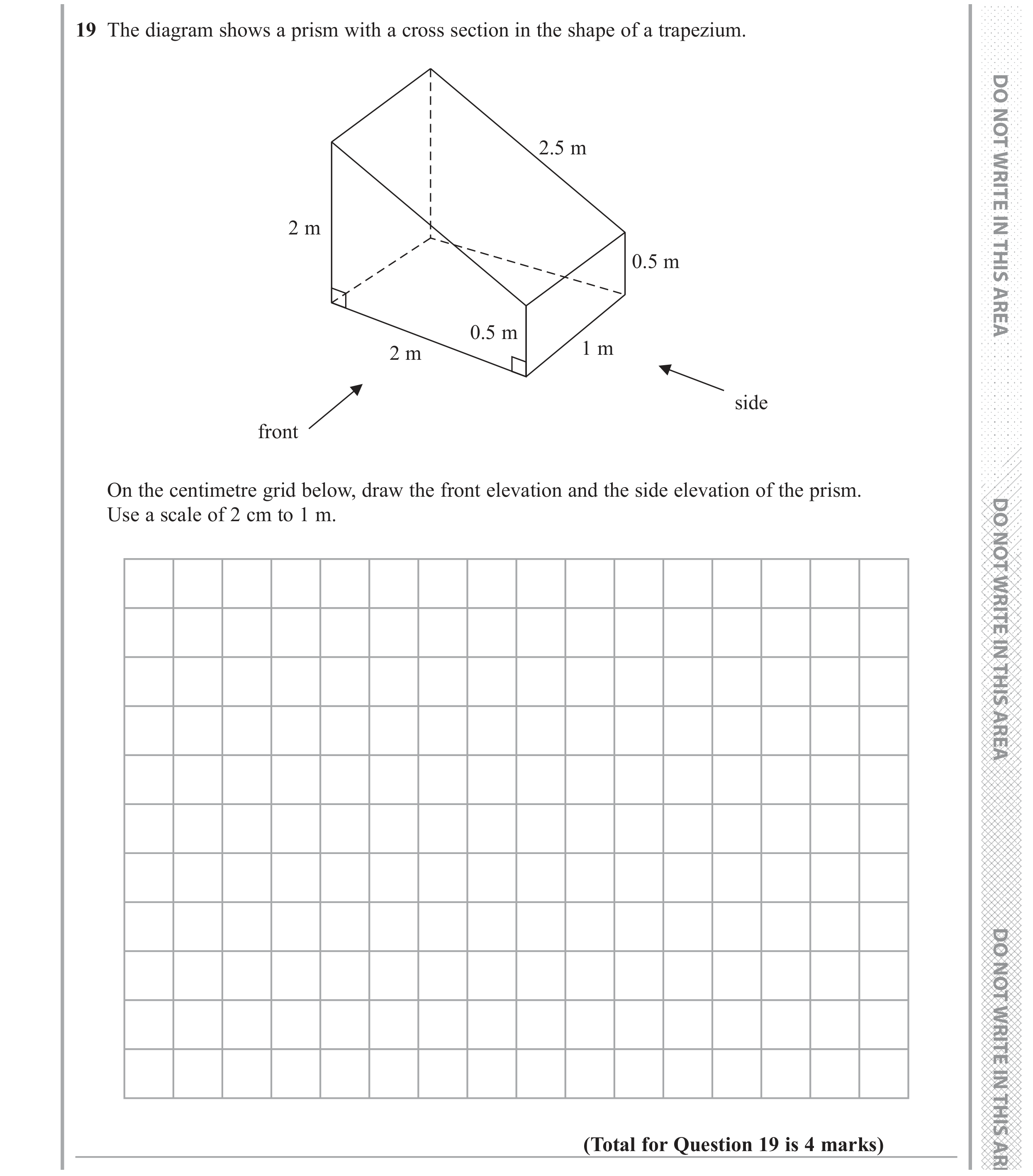 Question 19 — Stray — Edexcel GCSE June 2017