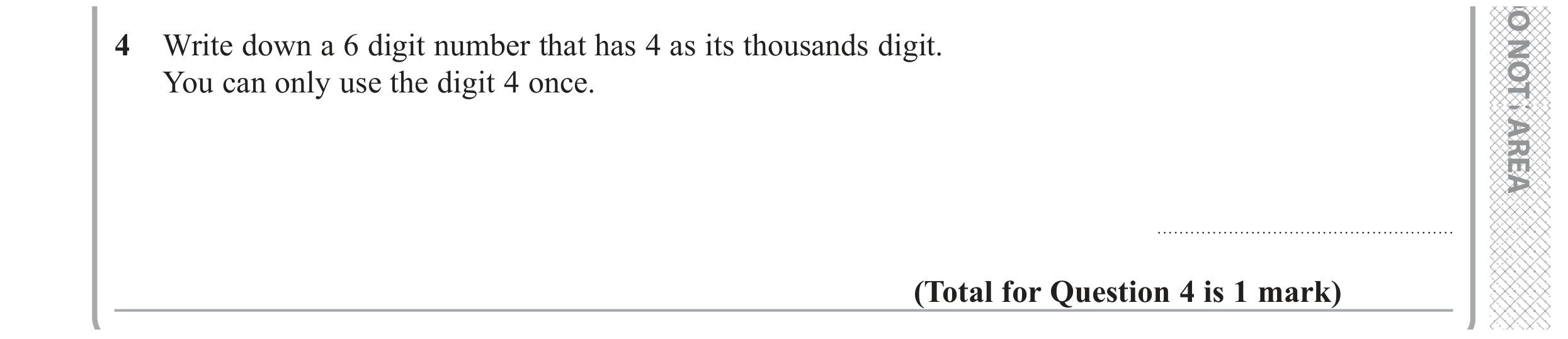 Question 4 — Stray — Edexcel GCSE June 2018