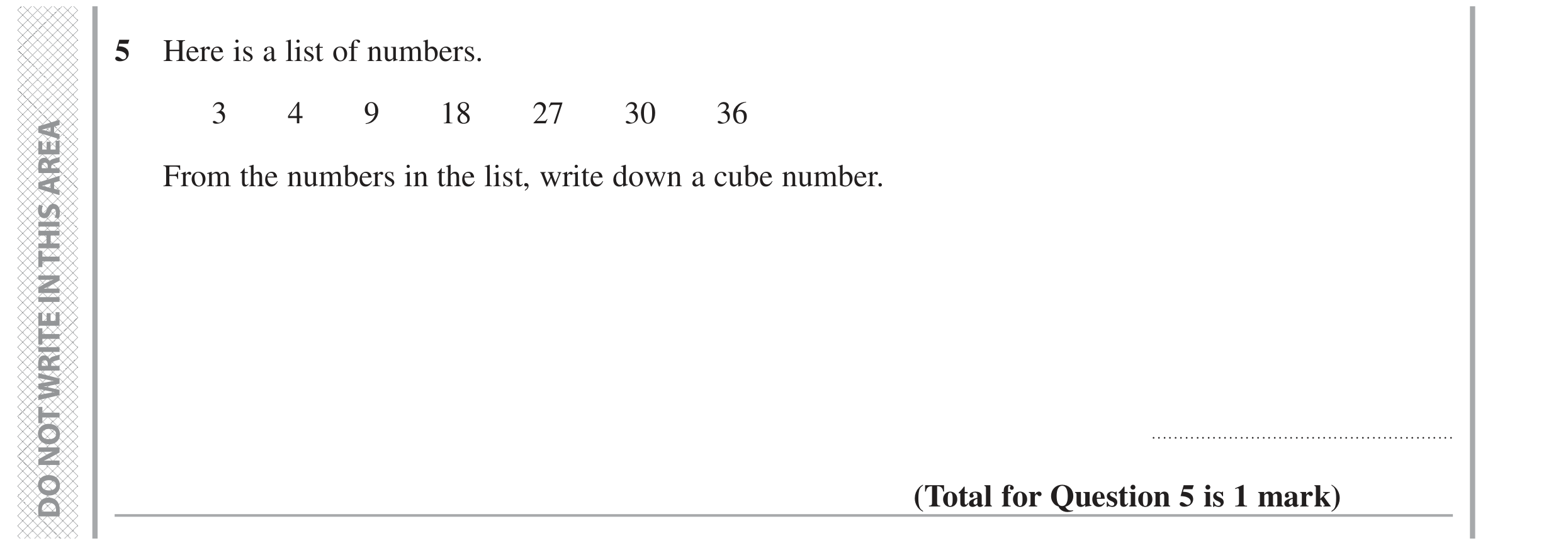 Question 5 — Numbers — Edexcel GCSE June 2020