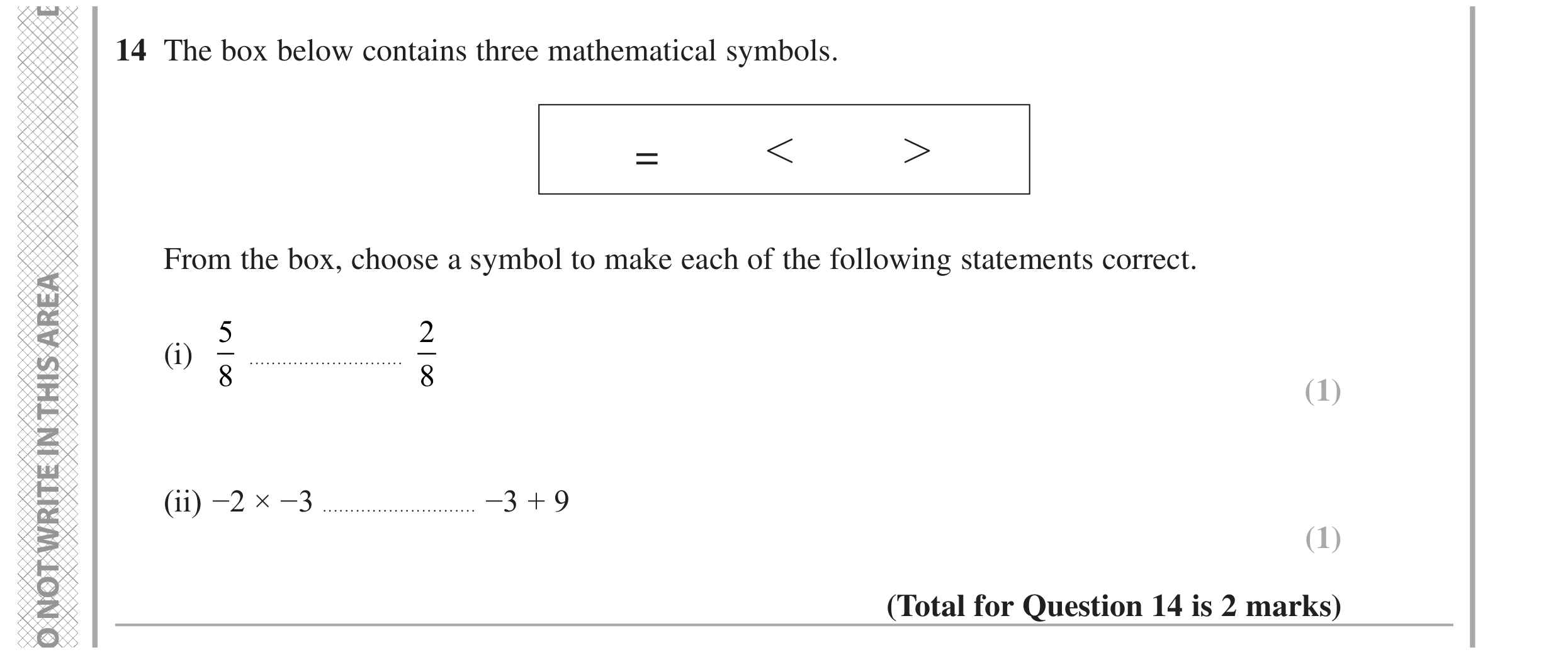 Question 14 — Stray — Edexcel GCSE June 2022