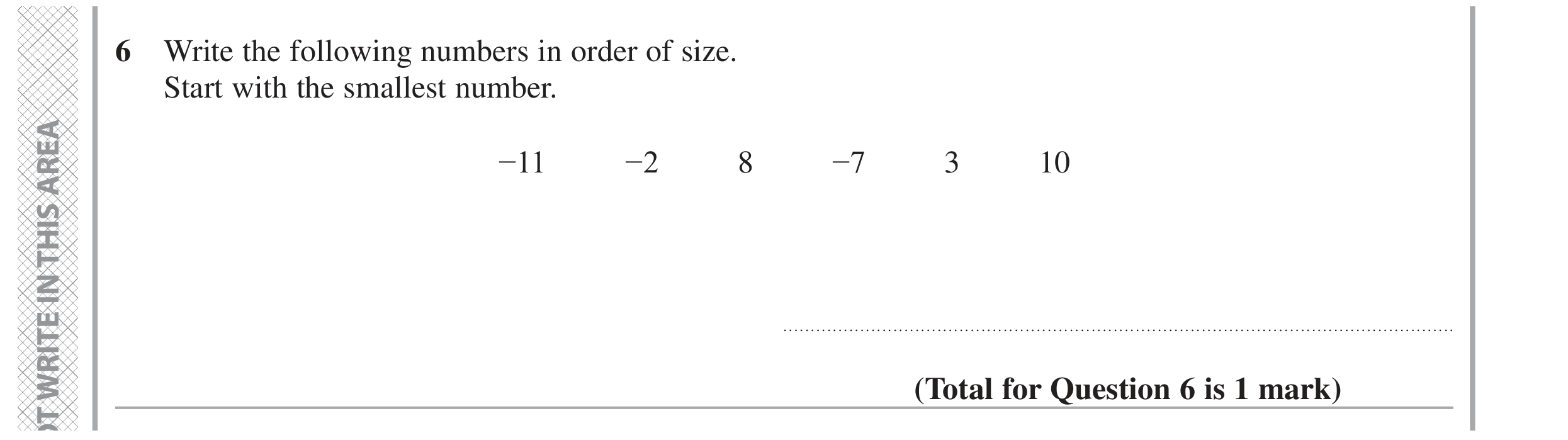Question 6 — Stray — Edexcel GCSE June 2022