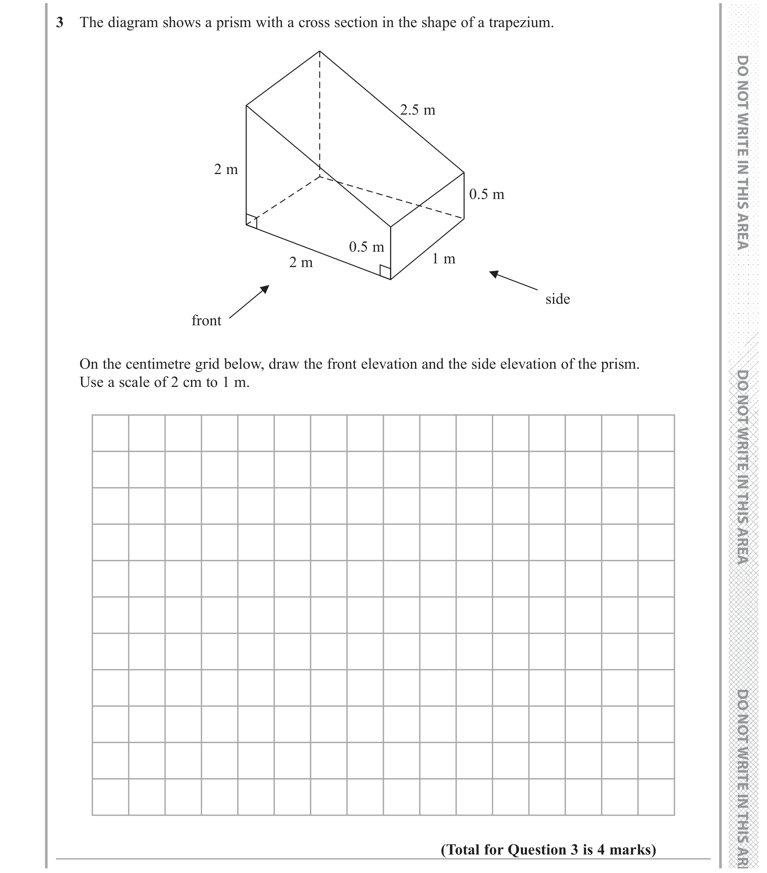 Question 3 — Stray — Edexcel GCSE June 2017