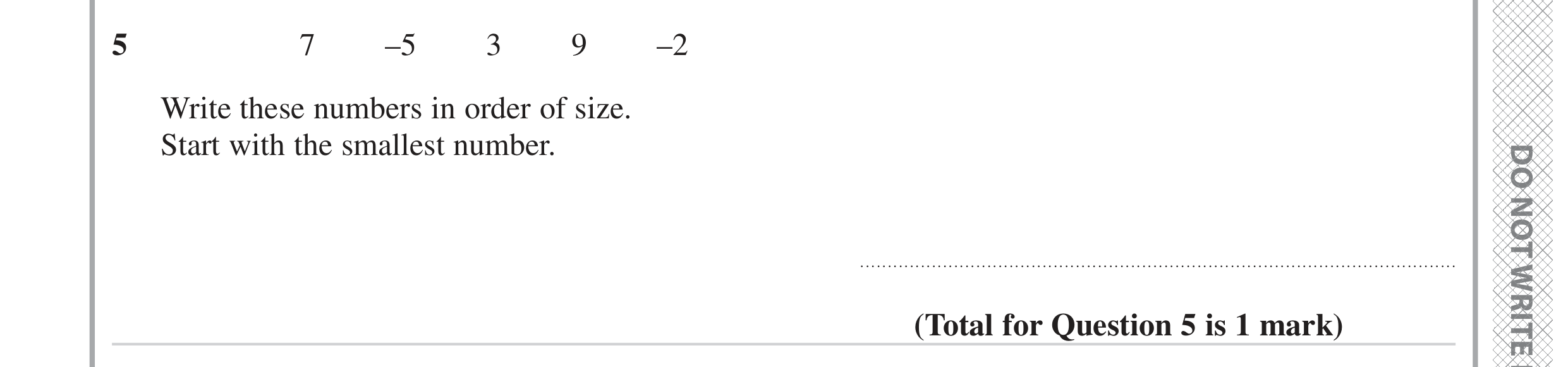 Question 5 — Stray — Edexcel GCSE June 2023