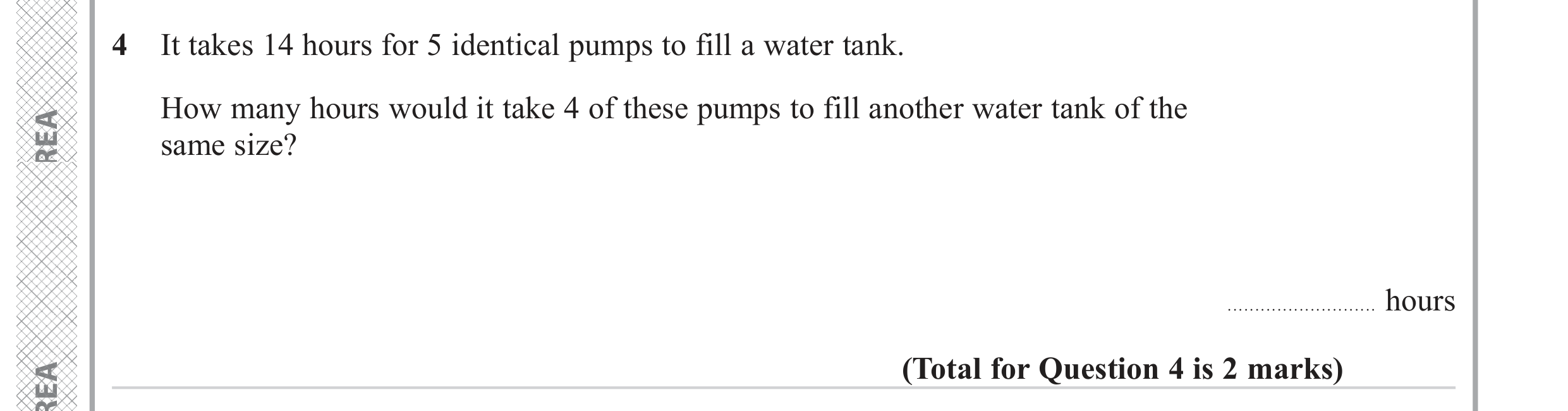 Question 4 — Stray — Edexcel GCSE June 2023