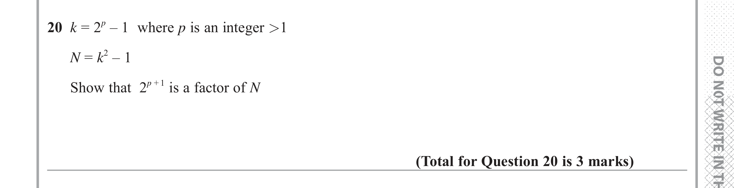 Question 20 — Probability — Edexcel iGCSE June 2017