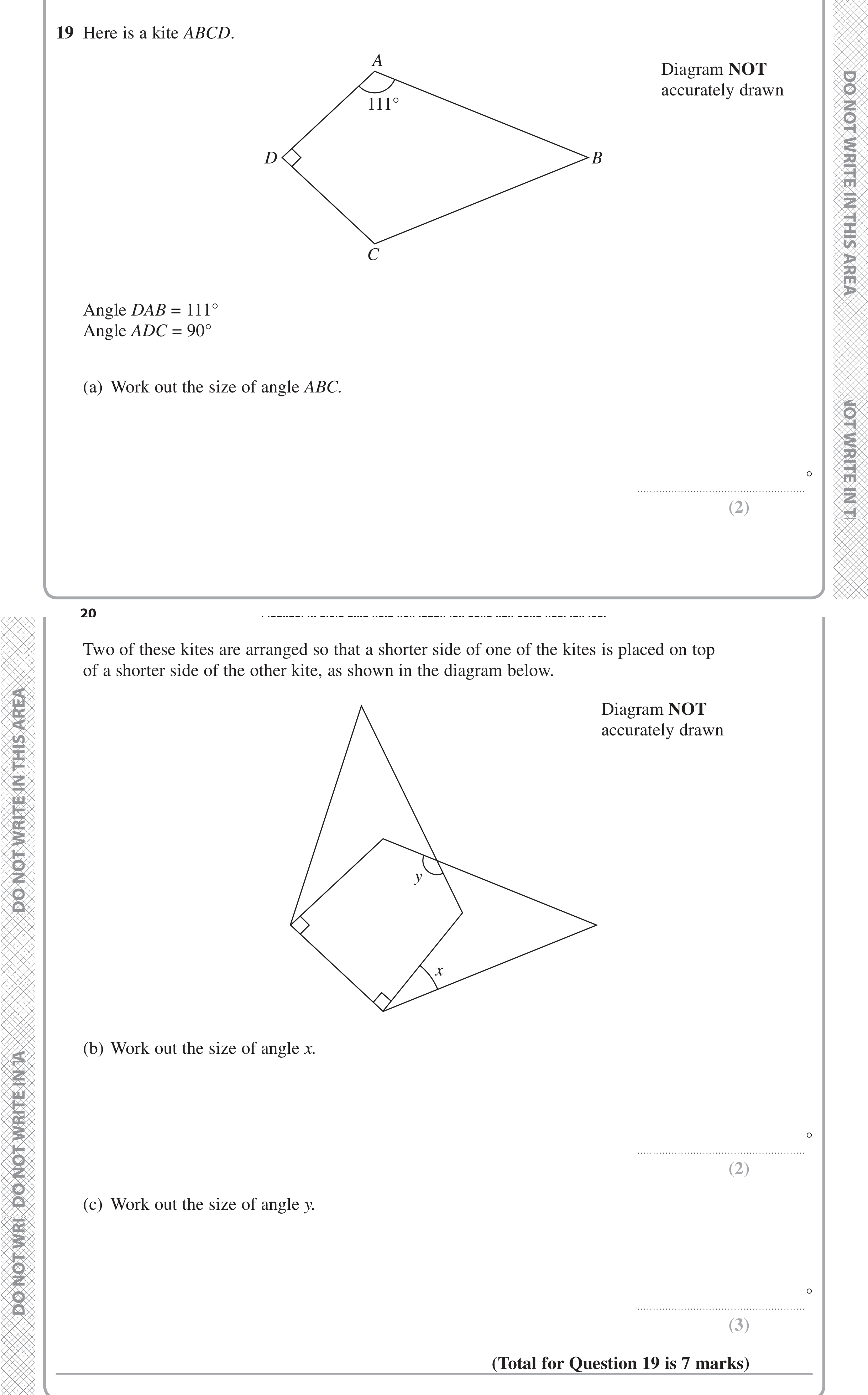 Question 19 — Indices and Surds — Edexcel iGCSE June 2016