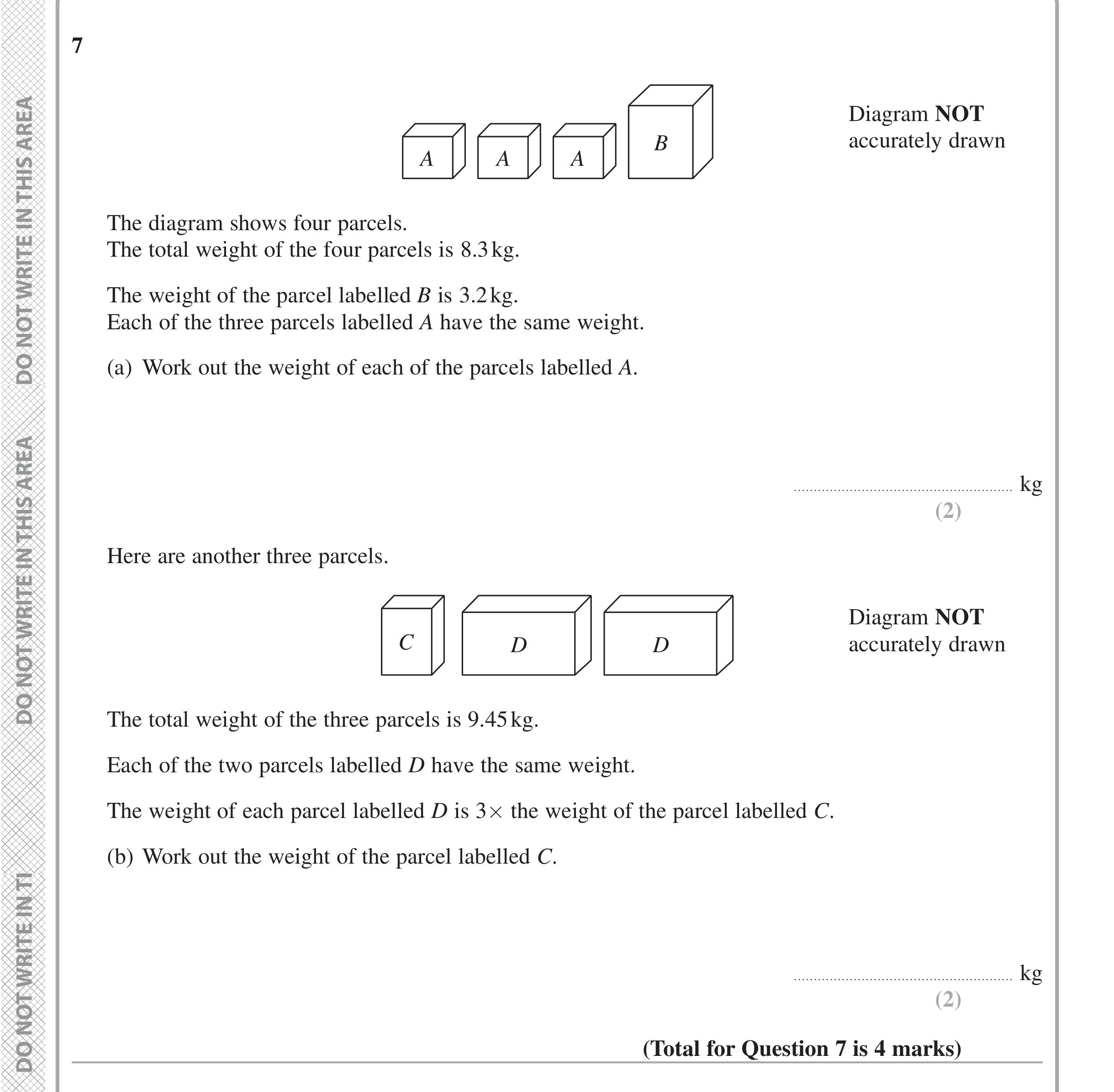 Question 7 — Stray — Edexcel iGCSE June 2020