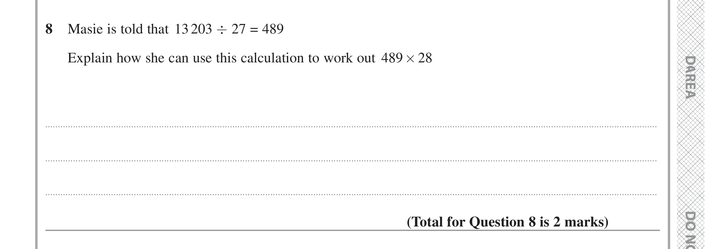 Question 8 — Calculator Questions — Edexcel iGCSE June 2022