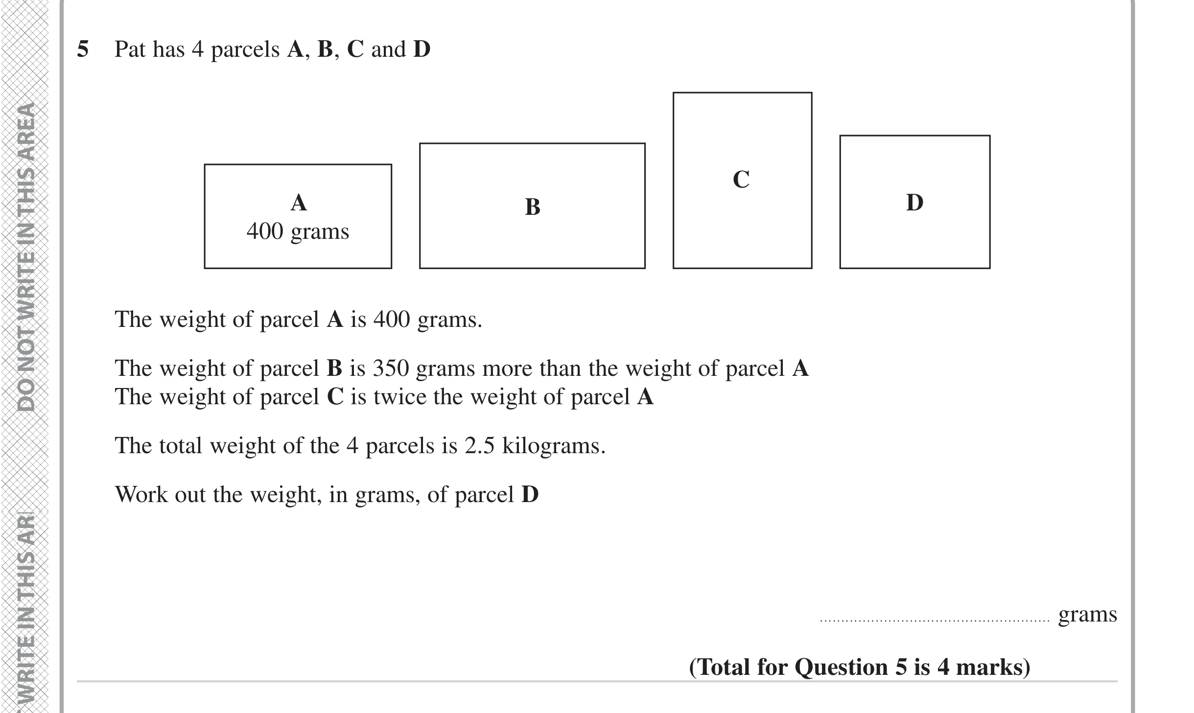 Question 5 — Algebra, Unit Conversions — Edexcel iGCSE Jan 2023