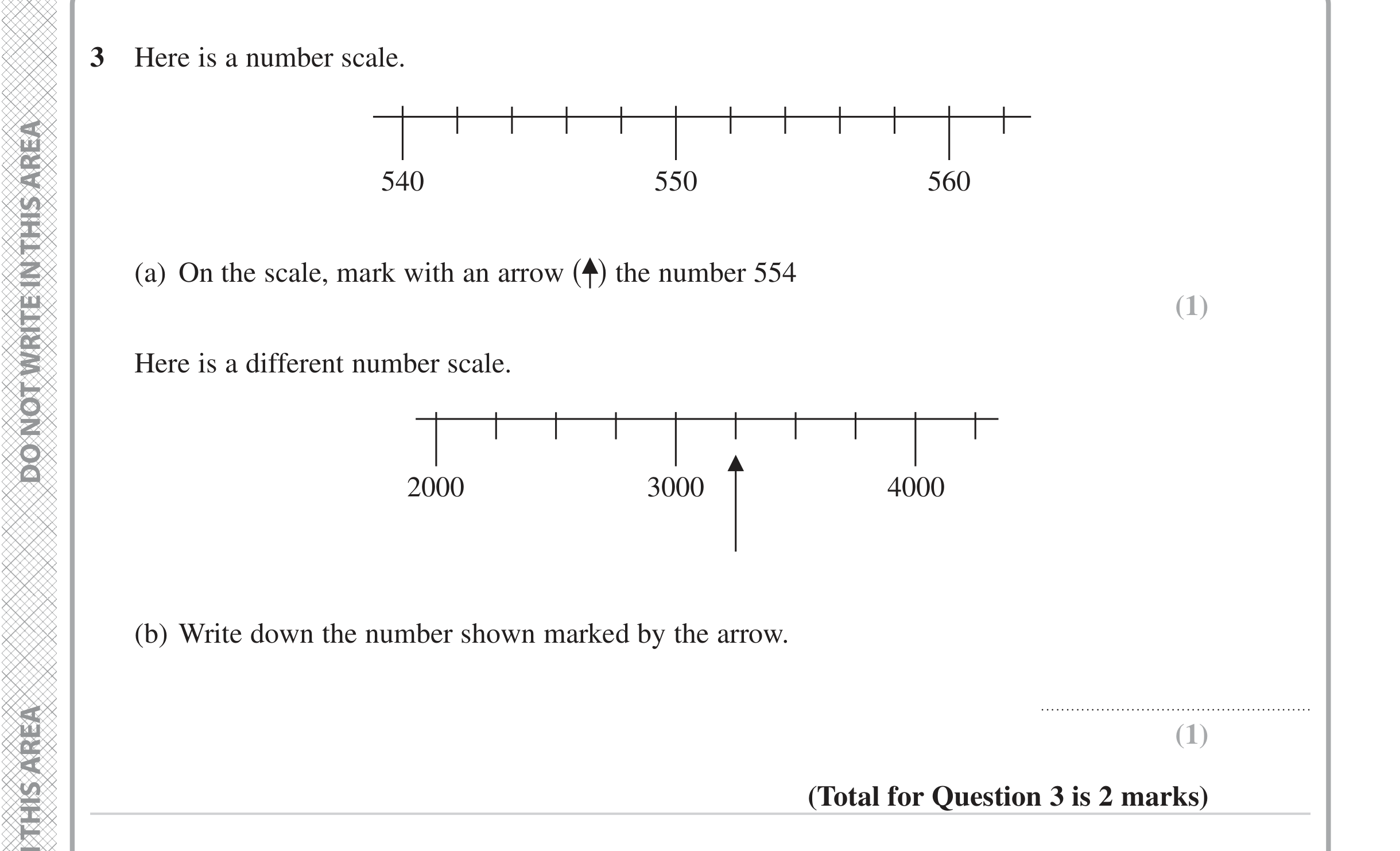 Question 3 — Numbers — Edexcel iGCSE Jan 2023