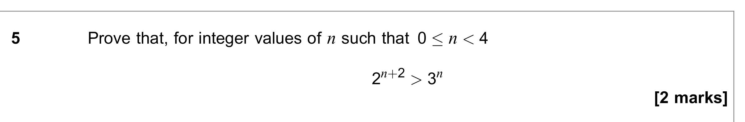 Question 5 — Proof — AQA June 2020