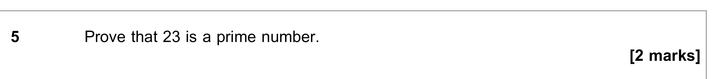 Question 5 — Proof — AQA June 2018