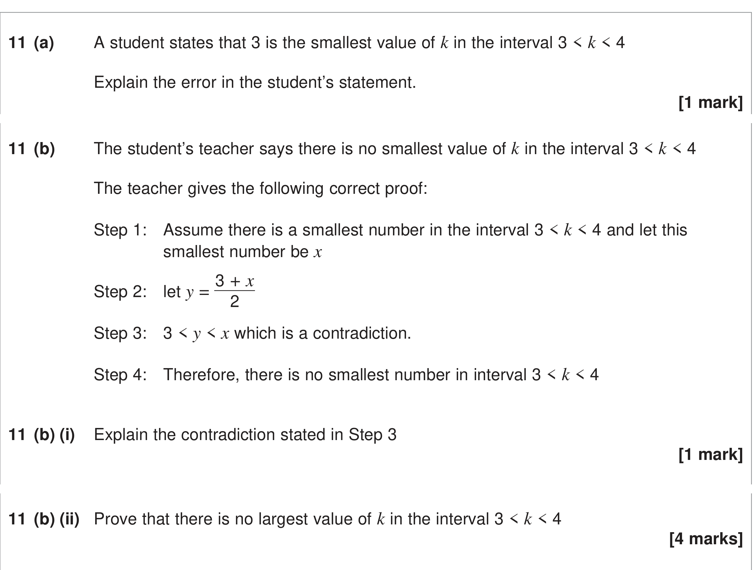 Question 11 — Proof — AQA June 2024