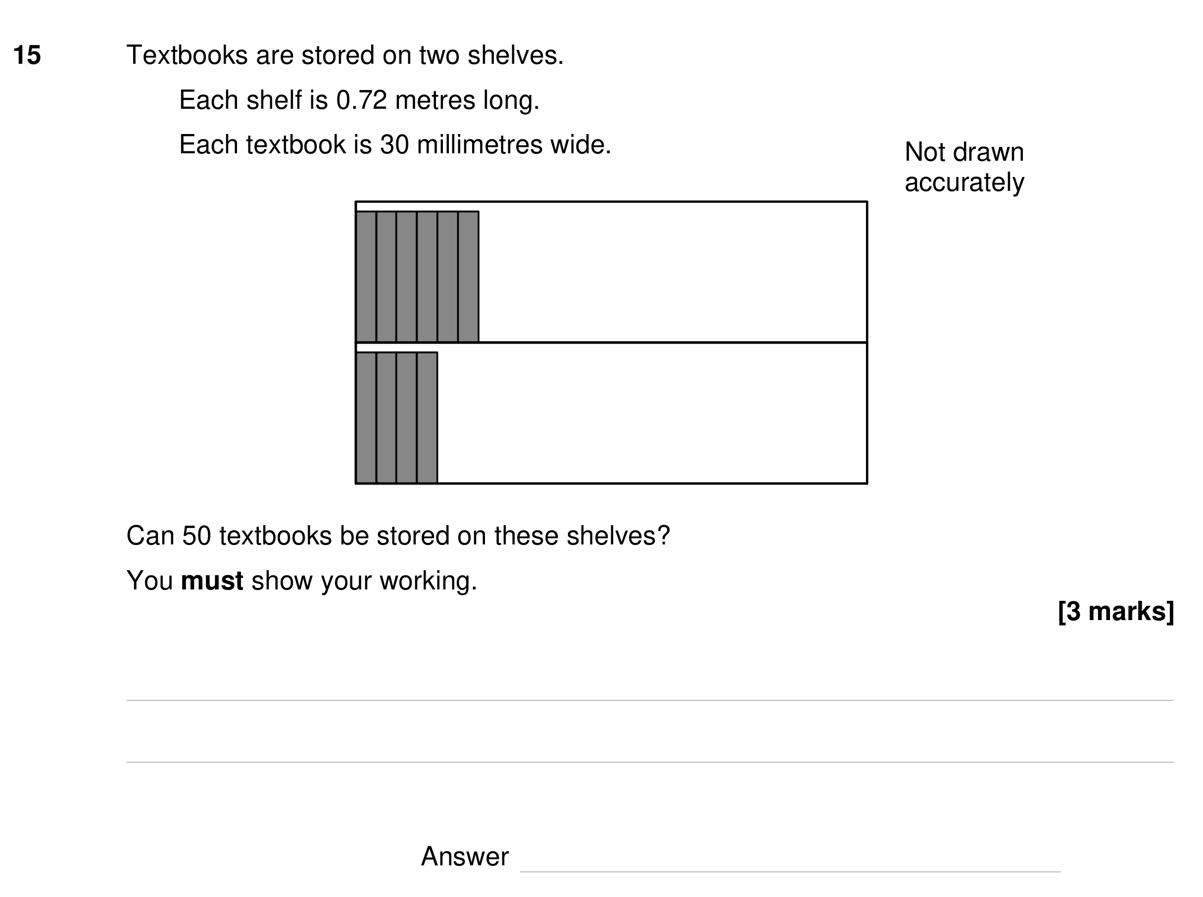 Question 15 — Unit Conversions — AQA GCSE Specimen