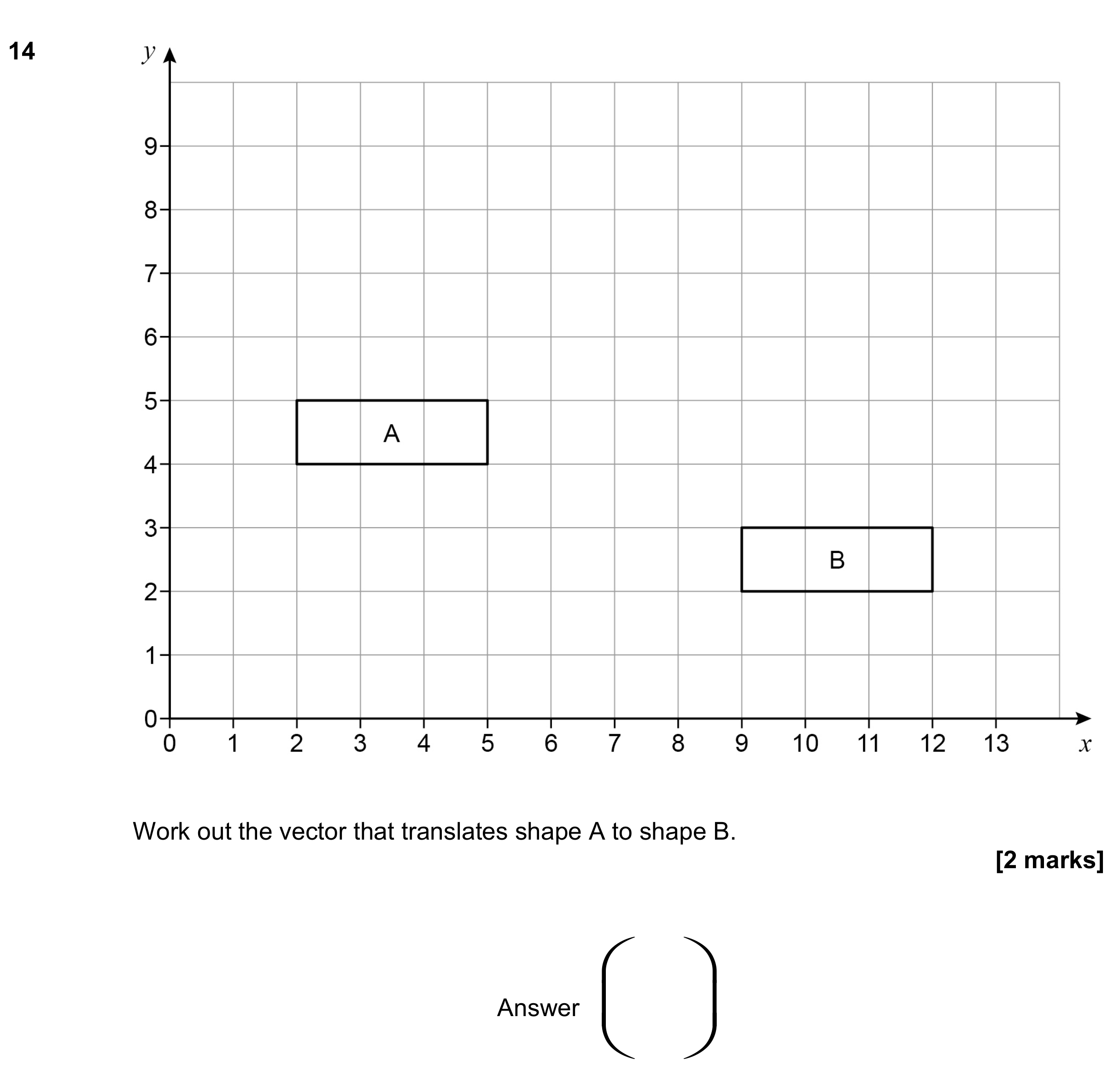 Question 14 — Rotations/Reflections/Translations/Enlargements — AQA GCSE June 2022