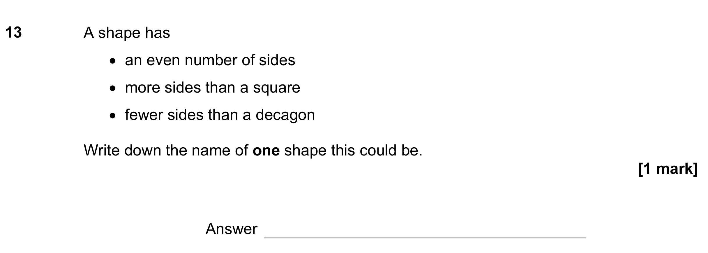 Question 13 — Polygons — AQA GCSE November 2023
