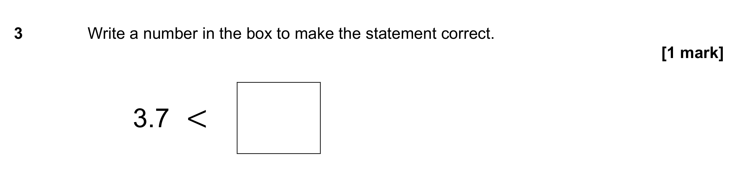 Question 3 — Inequalities — AQA GCSE November 2023