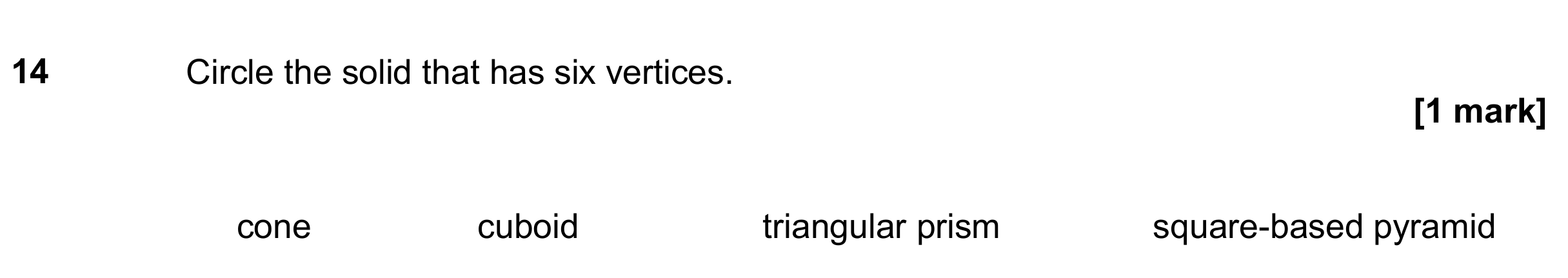 Question 14 — Polygons — AQA GCSE November 2019
