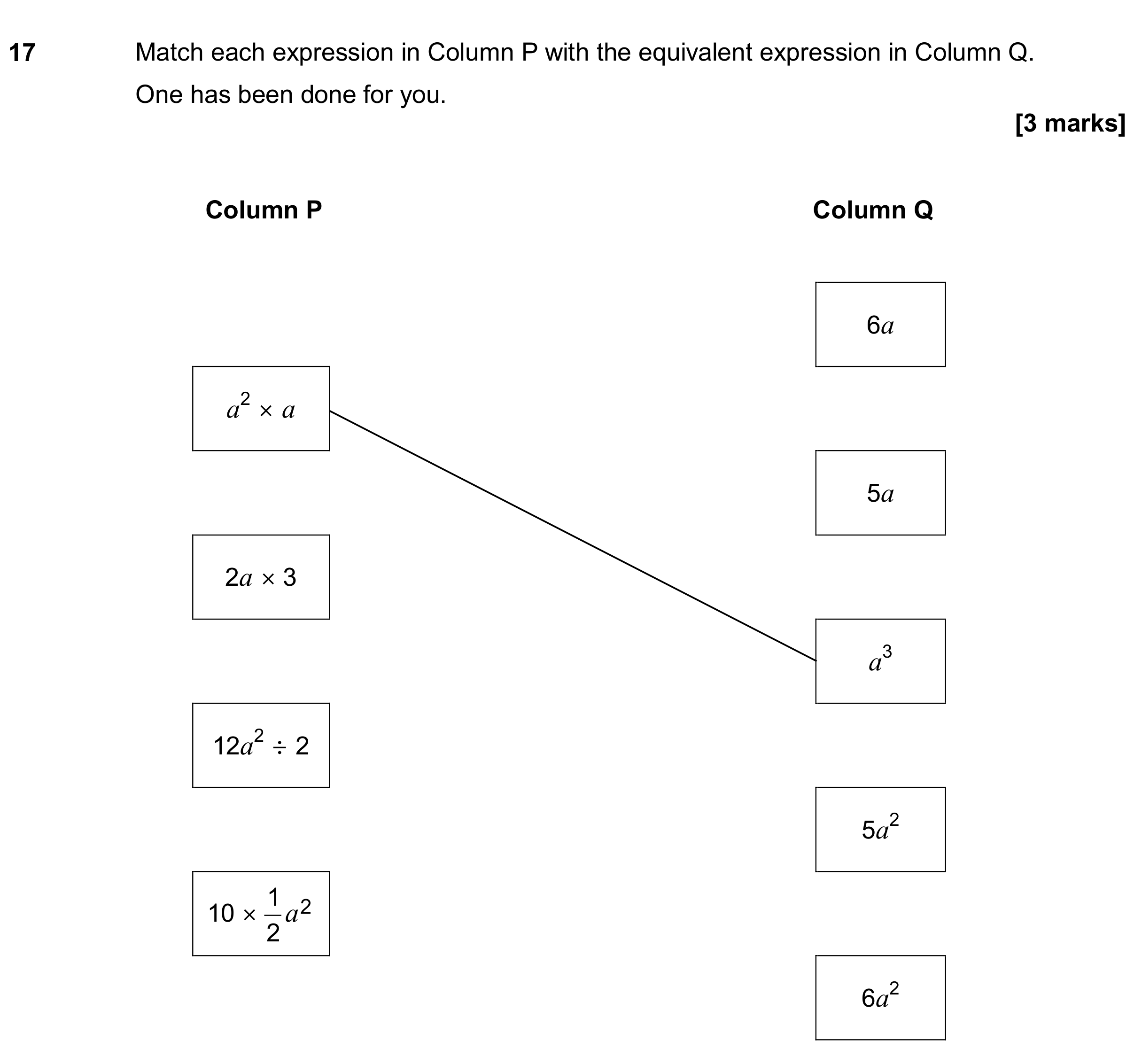 Question 17 — Factorise/Expand/Simplify — AQA GCSE November 2019