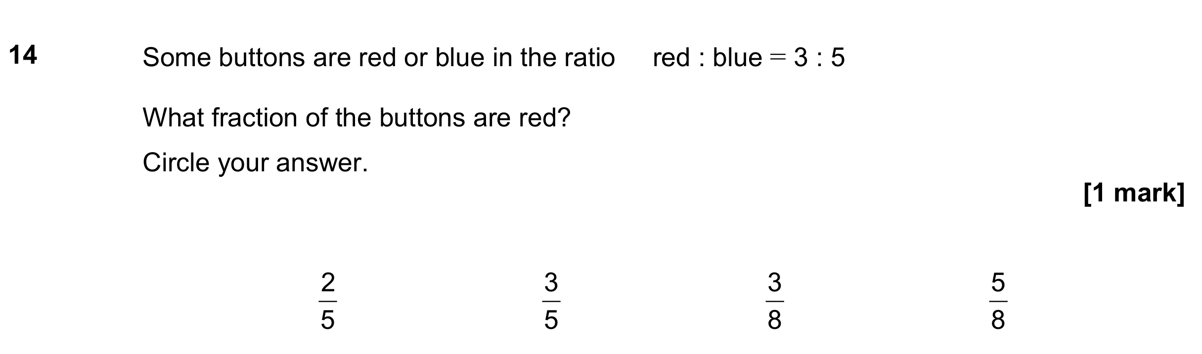 Question 14 — Ratios — AQA GCSE June 2021