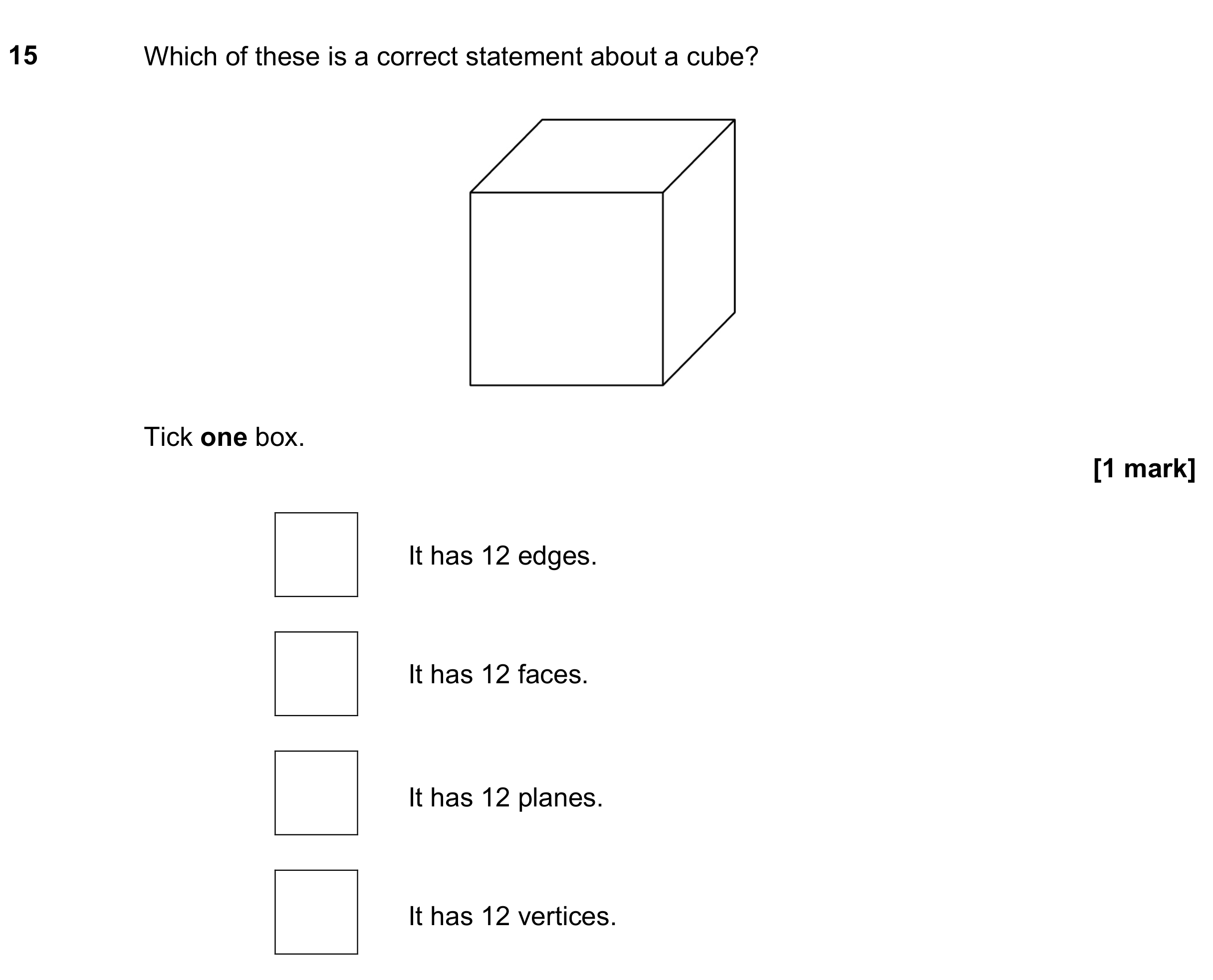Question 15 — Polygons — AQA GCSE June 2021