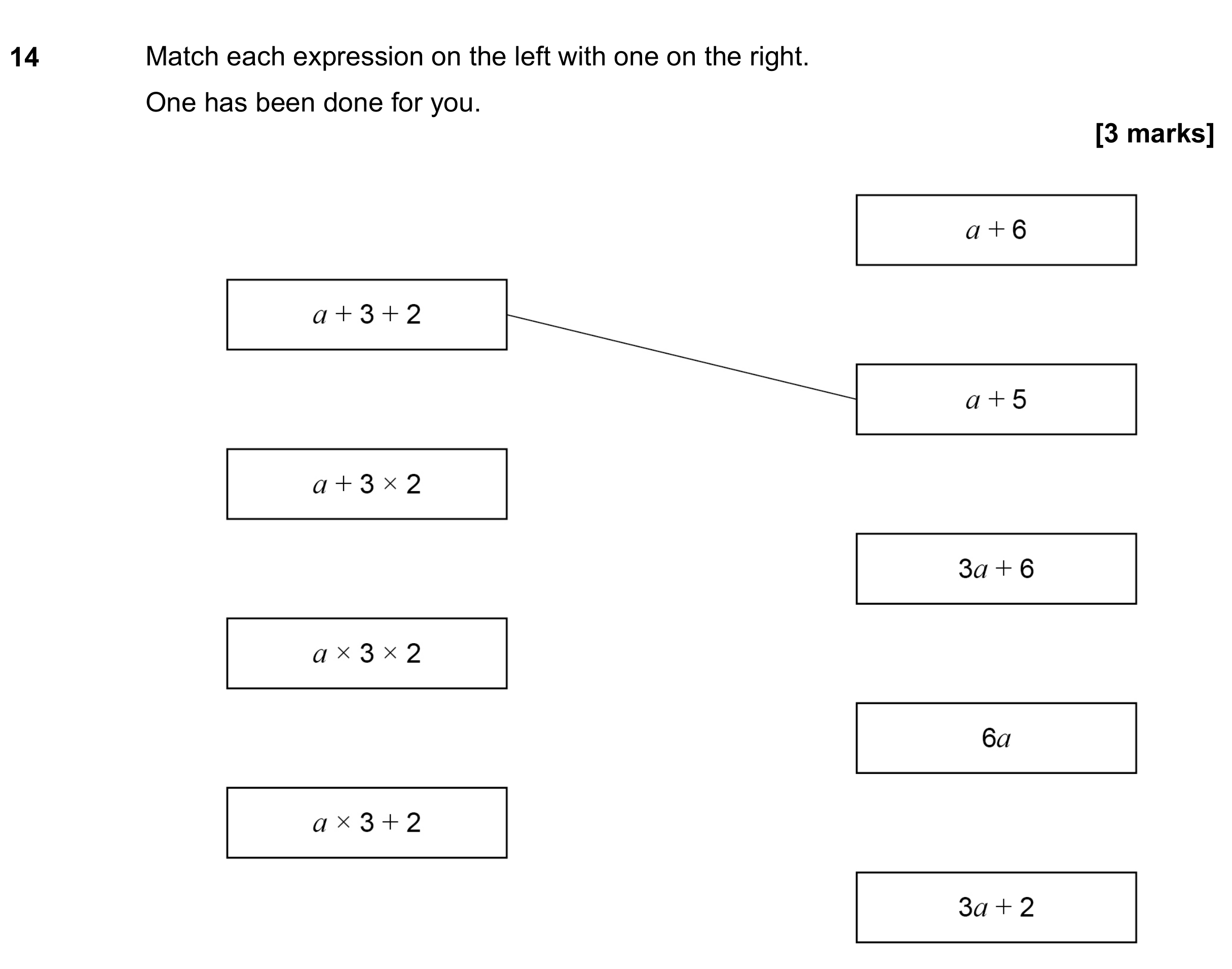 Question 14 — Factorise/Expand/Simplify — AQA GCSE June 2022