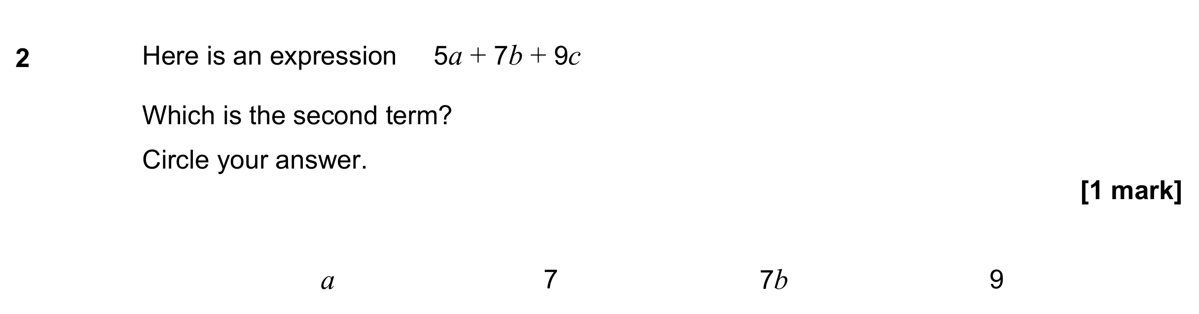 Question 2 — Factorise/Expand/Simplify — AQA GCSE June 2022