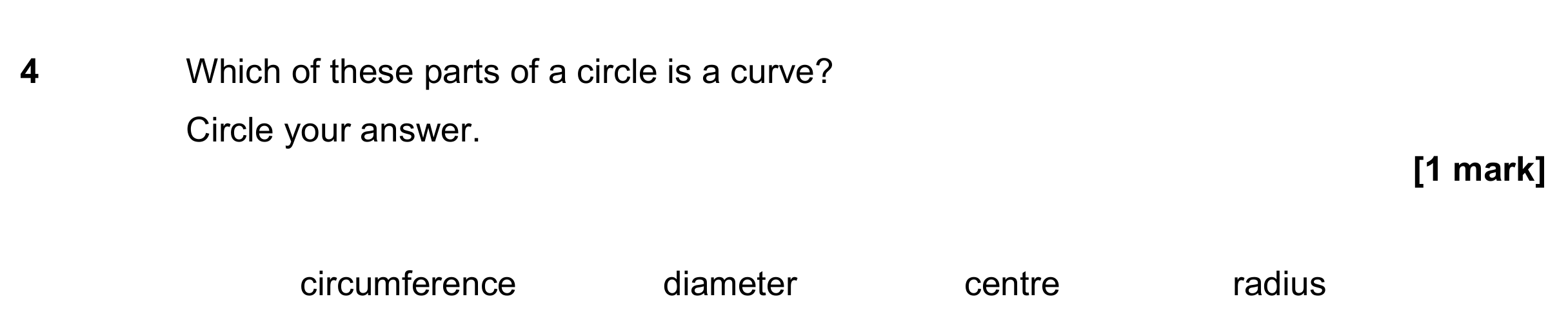 Question 4 — Circles — AQA GCSE June 2022